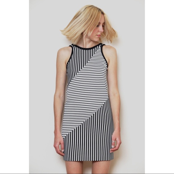 Rebecca Minkoff Brady Jersey Tank Dress Striped - Picture 5 of 9